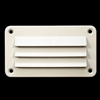 ABS Louvered Vent Wht..3 X 51/2