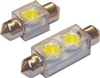 Bulb LED Festoon 1-5/8in Wht