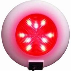 Surface Mount LED Accent Dome Light (9 Red LEDs)