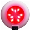 Surface Mount LED Accent Dome Light (White/ Red LED)