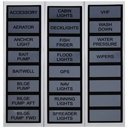 Switch Panel Label Kit