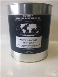 Gel Coat w/wax Gallon, White