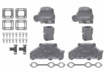 Mercruiser Manifold Set W/6" Spacer (V6 Conversion)