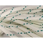 Yacht Brd Rope 3/8 W/green Trace
