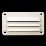 ABS Louvered Vent Wht..3 X 51/2