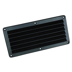 ABS Louvered Vent Blk..4 7/8 X 5