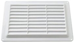 ABS Louvered Vent Wht..4 7/8 X 5